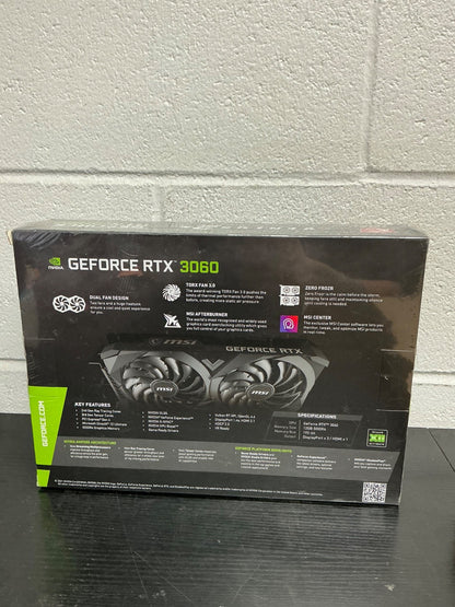 MSI GeForce RTX 3060 VENTUS 2X 12G OC Graphics Board VD7553